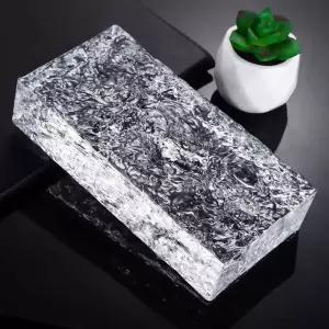 유리블럭 접착식 파벽돌 유리벽돌 크리스탈 컬러 파티션 200x100x50 양면