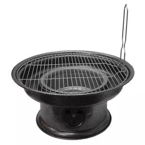 그릴 BBQ 캠핑용 화로대 번개탄 물받이형 바베큐 화덕 전용 숯불