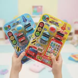 타요 뮤직 스마트폰 아기 전화기 핸드폰 장난감 휴대폰 피아노 멜로디 주제곡 악기 연주