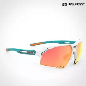 루디 선글라스 델타비트 화이트-에메랄드 / 오렌지 SP744058-0000 스포츠 고글