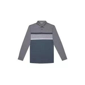 [하프클럽/BY파크랜드]그레이 면블럭 티셔츠-A1TL2310432A