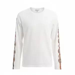 KAPITAL 26SS CONCHO BELT LONG SLEEVE T-SHIRT K2508LC008 WHITE) 콘초 벨트 롱슬리브 티셔츠)