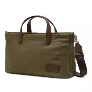 닥스 액세서리 26SS 카키 음각로고 가죽 토트백 DBBA6E782K2