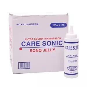 케어 의료용 초음파젤 250mlx12개 고주파 저주파 피부 바디 마사지젤 투명