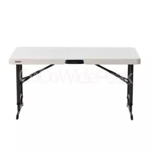 코스트코 라이프타임 접이식테이블 야외 캠핑 테이블 높이조절 화이트 122 x 61cm 2개 세트