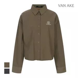 [반에이크] 와펜자수디자인 셔츠_VB49BLUP01Z