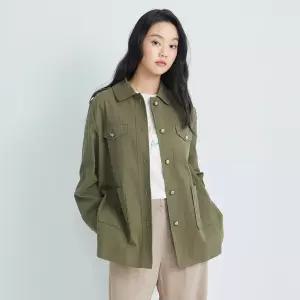 나이스클랍 백 벨티드 야상 점퍼 N233MWU831