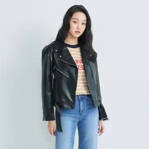 나이스클랍 비건 가죽 크랍자켓 N233PWL960