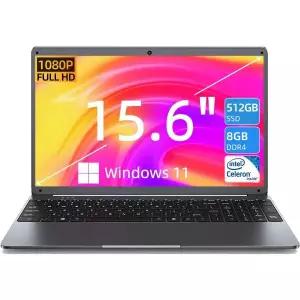 SGIN 2025 15.6 Full HD LAPTOP 랩탑 노트북 8GB RAM 512GB SSD 솔리드 스테이트 드라이브[세금포함] [정품