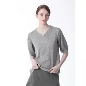 르오트 린넨블렌디드 워셔블 브이넥 반팔니트 4종세트 731705