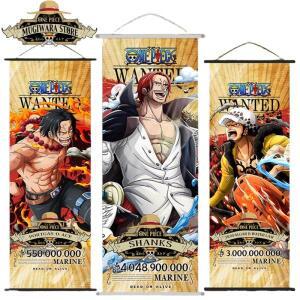 원피스 Luffy Ace 스크롤 페인팅 Zoro Robin 나미 벽화 애니메이션 패브릭 2 차원 포스터 2570cm 선물