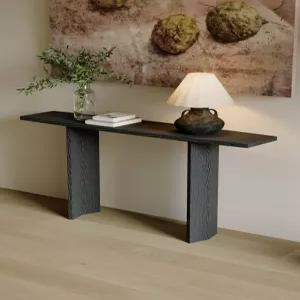 원목 현관 콘솔 테이블 심플 벽면선반