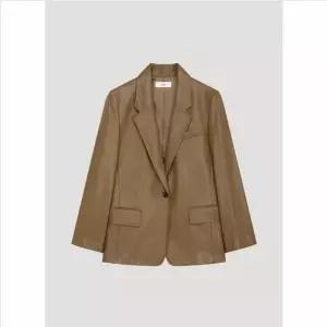 [롯데백화점]리스트 에코,레더 싱글 원버튼 자켓(TWWJKP52020)