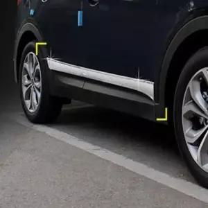 [CAR] 싼타페DM 사이드 스커트 크롬 몰딩 언더라인 튜닝