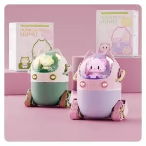 초음파가습기 미니 우주선 가습기 필터 케릭터 무드등 5개