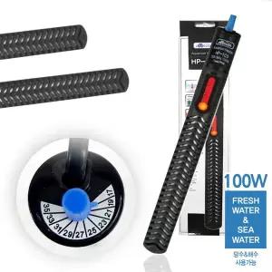 [하프클럽/올펫몰]수족관히터 100W 커버포함 안전한 어항히터 HP-100