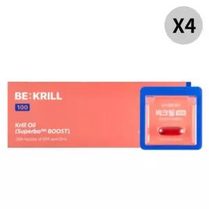 [하프클럽/기타]겟비너스 비크릴 100 크릴오일 체지방 관리 15캡슐 X4