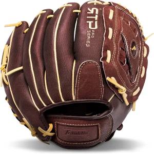 프랭클린 스포츠 RTP 프로 야구 글러브 성인 + 청소년 필딩 미트 라이트 카멜