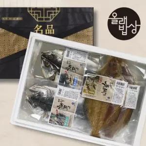제주올래 반건조 혼합세트 2호(민어+고등어+삼치+가자미)1.2kg