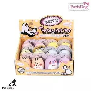 패리스독 NC86SS65 에그 애니멀 라텍스 토이 12개입 1박스