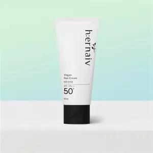 비건 선크림 50ml 아기 무기자차 선크림 SPF50+, 1개