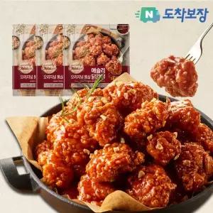 애슐리 오리지널 통살 닭강정 3팩x500G 양념 순살 치킨 가라아게