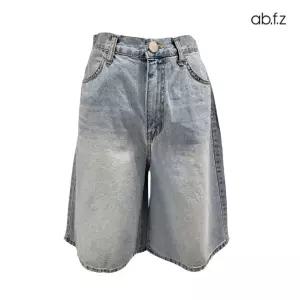 [롯데백화점]abfz 반 밴딩 아이스워싱 5부 데님 반바지 APZ2HE31E