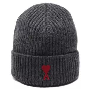 [롯데백화점]아미 23FW 남성 하트 로고 울 비니  BFUHA106 018 084 M 23F