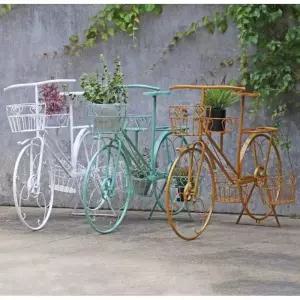자전거 화분 다이 정원 거치대 북유럽 바구니 조경 빈티지