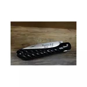 방데타 코르시카 클래식 - 버팔로 뿔 로프 패턴 /접이식 아웃도어 캠핑용 등산용 낚시용 나이프