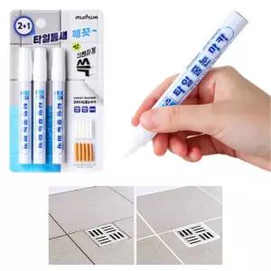 줄눈펜 화장실벽 흰색 줄눈 마카 2+1 메꿈제 타일 바닥 틈새 벽면 실눈