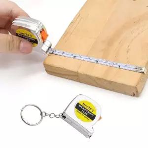 미니줄자 열쇠고리 휴대용 측정공구 가방걸이 1M (WFKBROW)