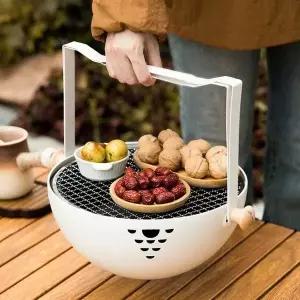 고품질 베스트캠핑 원형 그릴 숯불 화로 야외용그릴 (WFKDVO2)