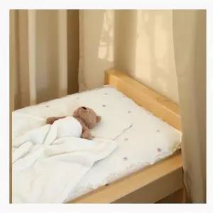 아기 바닥 토퍼 사계절 낮잠 이불 패드 숙면 매트 아이보리 러그