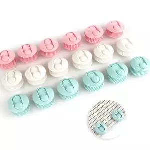 고정밴드 시트 담요 침구 잠금식 이불 고정클립 원형 6P