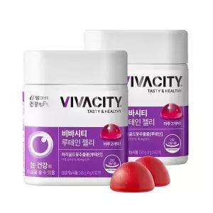 [셀러허브][빙그레] 비바시티 루테인 젤리 베리믹스맛 62구미 2개 (S40868807)
