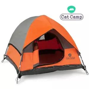 TC 캣캠프 캣텐트 오렌지-고양이하우스 강아지집 강아지텐트