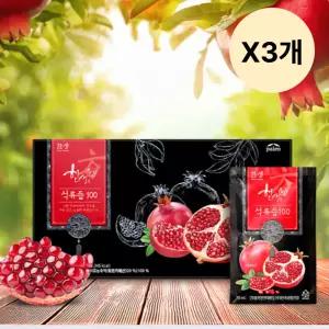 팔레오 석류즙 100 건강즙 파우치 선물 30포 X3개 BNS