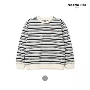 R2611T108_초등 남아 민트 스트라이프 맨투맨