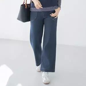 [마담4060]엄마옷 마담4060 팬츠 여성바지 데일리 보닌데님와이드-YPN2601039-