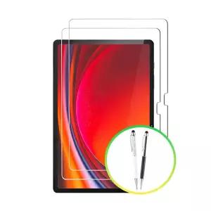 갤럭시탭S8 울트라 강화유리 2매 세트+크리스탈 터치펜투명필름 액정 보호스티커