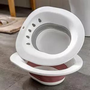 [콩심팥심]접이식 가정용 좌욕기 임산부 온욕 폴딩 대야 비데 전립선좌욕기