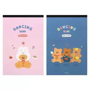 댄싱베어 977HRB43 패드편지지(2개)