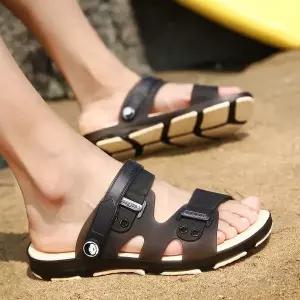 [하프클럽/]남성 여름샌들 방수 인체공학적 디자인 사무실 실내 발편한슬리