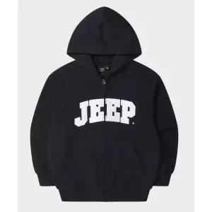 지프 JEEP JEEPKIDS 아플라케 빅로고 후드집업(KR5TZU075BK) KR5TZU075BK 650659