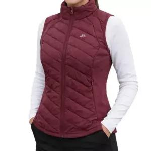 MUST IT_ 여성 KAJSA 버건디 구스다운 베스트 1541311-912