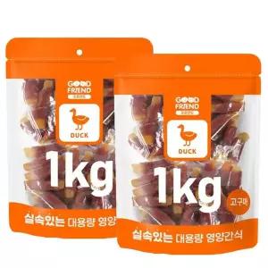 [NS홈쇼핑]굿프랜드 오리고구마 2Kg 대용량 애견간식 지퍼팩포장[35718832]