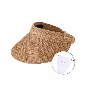 [헬렌카민스키] 26SS 여성 커스틴 바이저햇 누가 더스트백 포함 HAT52474 NOUGAT PKG