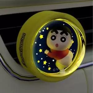 짱구 빛나는 별빛 캡슐 차량용 방향제 LED 1P 송풍구 향기 디퓨저