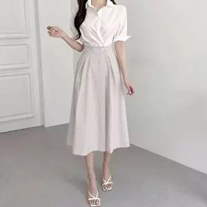 바캉스룩 하객룩 여름원피스 패턴원피스 출근룩 스트 (KYR-WD8C985)